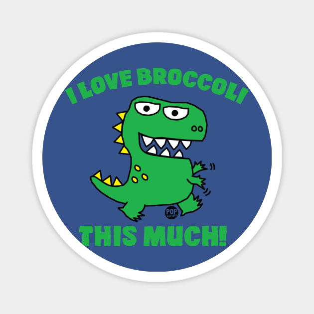 LOVE BROCCOLI Magnet by toddgoldmanart